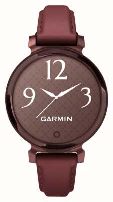 Garmin Montre intelligente fitness et lifestyle Lily 2 édition classique (35,4 mm) bronze foncé avec cuir de mûrier 010-02839-03 EX-DISPLAY