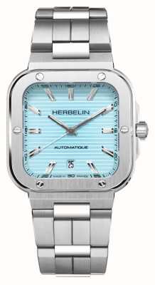 Herbelin Casquette homme camarat (39mm) cadran bleu clair / bracelet acier inoxydable 1646B25