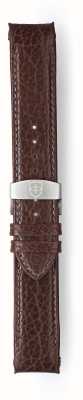 Elliot Brown Bracelet en cuir déployant marron foncé grainé, bracelet de 22 mm uniquement STR-L16