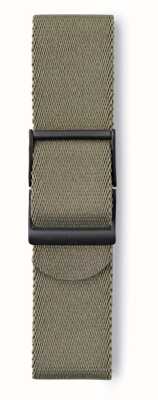 Elliot Brown Sangle gris vert pour hommes, longueur standard, 22 mm STR-N08