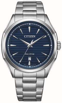Citizen Montre homme eco-drive sport (41 mm) cadran bleu / bracelet acier inoxydable AW1750-85L