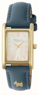 Radley Montre femme hanley close (24mm) cadran nacre / bracelet cuir bleu RY21720