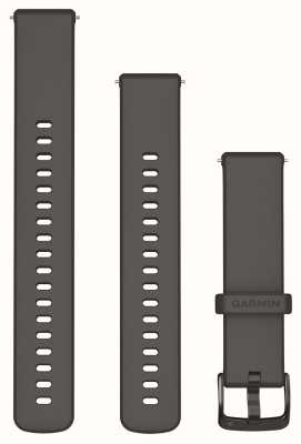 Garmin Bandes à dégagement rapide (18 mm) matériel en silicone gris galet 010-13256-00