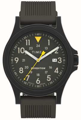Timex Expedition acadia (40 mm) cadran noir / bracelet en caoutchouc tarmac noir TW4B30000