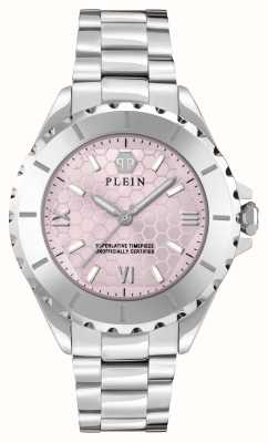 Philipp Plein Cadran avec logo rose Plein Heaven (38 mm) / bracelet en acier inoxydable PWPOA0324