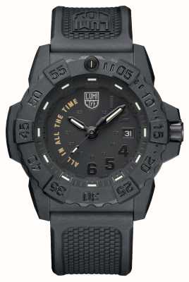 Luminox Navy Seal all in all the time édition limitée (45 mm) cadran noir / bracelet en caoutchouc noir XS.3501.BO.AL