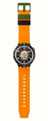 Swatch Bracelet orange Power of nature fall-iage SB03G107
