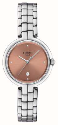 Tissot Montre femme flamant rose (30 mm) cadran rose / bracelet acier inoxydable T0942101133600