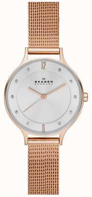 Skagen Montre anita maille or rose femme SKW2151