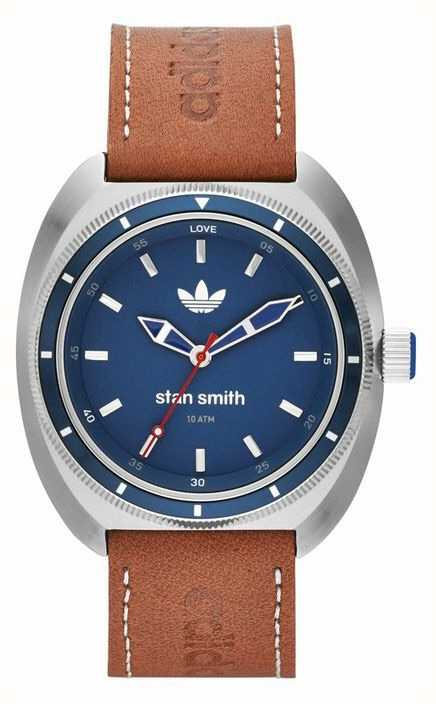 adidas Originals Stan Smith Montre Brun Foncé ADH3006 - First Class ... adidas Originals ADH3006