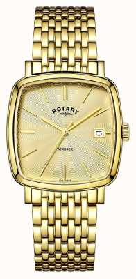 Rotary Windsor plaqué or PVD pour homme GB05308/03