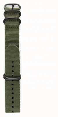 Elliot Brown Bracelet en nylon balistique olive de 22 mm pour hommes uniquement STR-N01