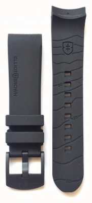 Elliot Brown Bracelet à boucle à ardillon en caoutchouc noir de 22 mm pour hommes, uniquement ex-affichage STR-R06 EX-DISPLAY