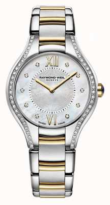 Raymond Weil Femme Bicolore Noemia 62 Diamant Nacre De Perle 5124-SPS-00985