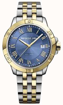 Raymond Weil Montre tango homme | bracelet en acier inoxydable | cadran bleu profond | 8160-STP-00508