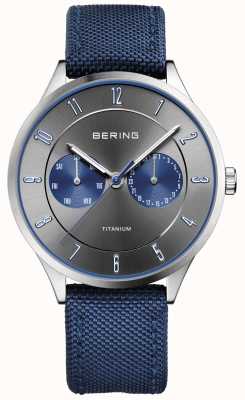 Bering Nylon nylon titane ultra léger pour homme bleu 11539-873