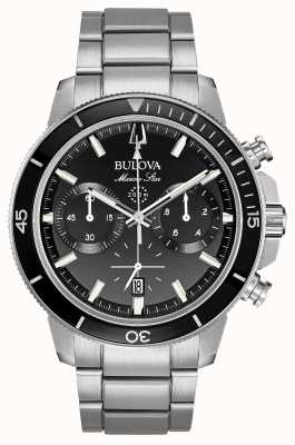 Bulova Montre chronographe marine étoile noire pour homme 96B272