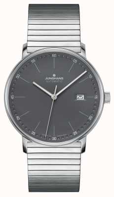 Junghans Formez une montre bracelet automatique en acier inoxydable 027/4833.44