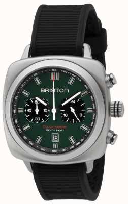 Briston Bracelet Clubmaster sport vert britannique noir mat 16142.S.SP.16.RB