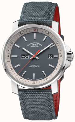 Muhle Glashutte La montre 29er tag datum en acier inoxydable gris M1-25-34-CB