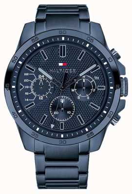Tommy Hilfiger Decker | bracelet ip bleu | cadran bleu 1791560