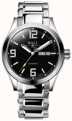 Ball Watch Company Affichage automatique du jour et de la date avec cadran noir Engineer III Legend NM2028C-S14A-BKGR