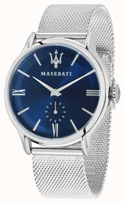 Maserati Epoca homme 42mm | cadran bleu | bracelet en maille d'argent R8853118006
