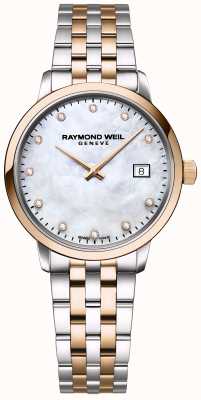 Raymond Weil | diamant toccata femme | acier inoxydable bicolore | 5985-SP5-97081