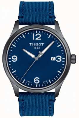 Tissot | xl pour hommes | cadran bleu | bracelet synthétique bleu | T1164103704700