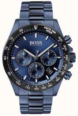 BOSS | hommes | héros sport lux | bracelet acier bleu | cadran bleu | 1513758