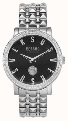 Versus Versace | pigalle femme | bracelet en acier inoxydable | cadran noir | VSPEU0419
