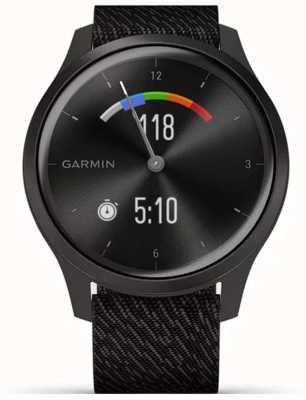 Garmin Style Vivomove 3 | boîtier en aluminium graphite | bracelet noir 010-02240-03