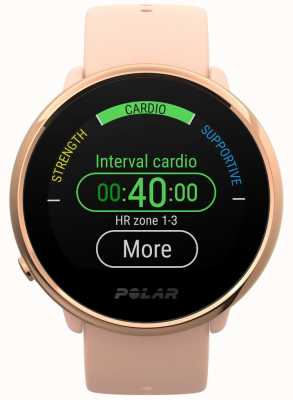 Polar Ignite gps activité et hr tracker or rose & rose (s) 90079898