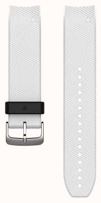 Garmin Bracelet de montre Quickfit 22 uniquement, silicone blanc 010-12500-04