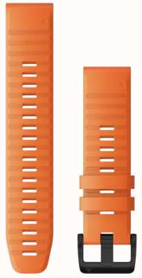 Garmin Bracelet de montre Quickfit 22 uniquement, silicone orange orange 010-12863-01