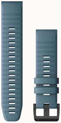 Garmin Bracelet de montre Quickfit 22 uniquement, silicone bleue au bord du lac 010-12863-03