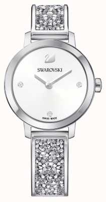 Swarovski | rock cosmique | bracelet jonc en acier inoxydable | cadran blanc 5376080