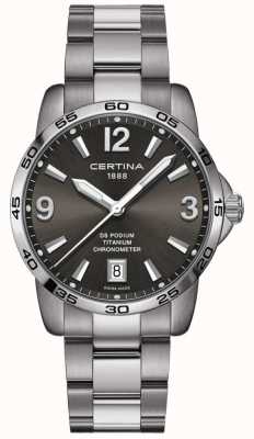 Certina | ds podium | 40 mm | montre en titane C0344514408700