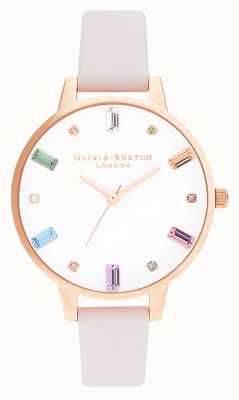 Olivia Burton | femmes | fleur arc-en-ciel | or rose | OB16RB22