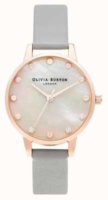 Olivia Burton | cadran de vadrouille midi avec détail de vis | or gris et rose | OB16SE12