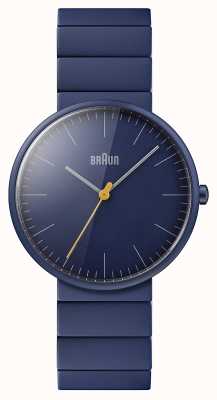 Braun Hommes | classique | bracelet en céramique bleu | cadran bleu BN0171NVNVG