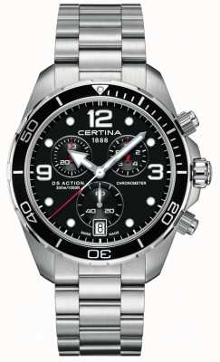 Certina Ds action chrono | chronomètre | bracelet en acier inoxydable C0324341105700