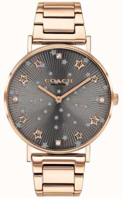 Coach | poiré femme | bracelet pvd en or rose | cadran étoile gris 14503524