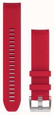 Garmin Bracelet Quickfit 22 marq uniquement bracelet en caoutchouc rouge plasma 010-12738-17