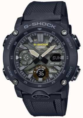 Casio G-shock | bracelet en caoutchouc | cadran camouflage GA-2000SU-1AER