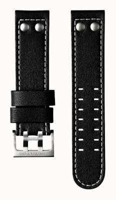 Hamilton Straps Bracelet cuir vachette noir 22mm seul - kaki aviation H690706100