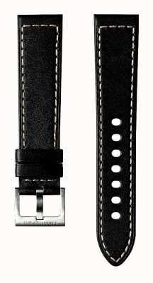 Hamilton Straps Cuir de vachette noir 20mm - bracelet terrain kaki uniquement H690704110