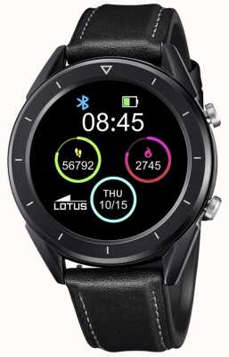 Lotus Smartime | hommes | bracelet en cuir noir + bracelet gratuit L50009/1