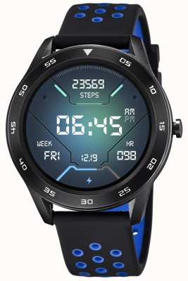 Lotus Smartime | hommes | bracelet en silicone noir + bracelet gratuit L50013/3