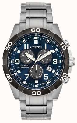 Citizen Chronographe En Titane Eco Drive Pour Homme CA0650 Citizen Chronographe En Titane Eco Drive Pour Homme CA0650